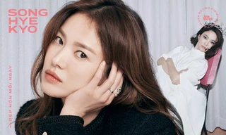 Song Hye Kyo đeo vương miện 13 tỉ, đẹp như “nữ vương” trên bìa chào năm mới của W Hàn