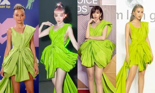 Diện váy Công Trí trên thảm đỏ VMAs, Nicole Richie “đụng hàng” tận 9 mỹ nhân showbiz Việt