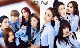 Top 20 “Thanh Xuân Có Bạn 2” chụp “ảnh tốt nghiệp” lên hẳn tạp chí Harper's Bazaar Trung