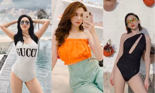 Thời trang sao Việt tuần qua: Thời tiết bắt đầu nắng nóng, đồ bơi và áo hai dây lên ngôi!