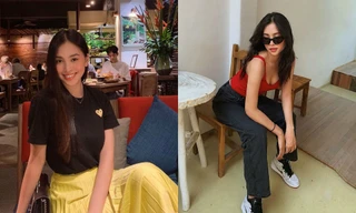 Học ngay Hoa hậu Tiểu Vy cách phối đồ nổi bần bật cho hội “cuồng màu đen”