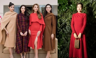 Trân Đài cùng 2 Á hậu lần đầu dự sự kiện sau đăng quang, khoe sắc cùng Hoa hậu Đỗ Mỹ Linh