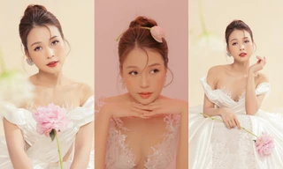 Sam lần thứ 2 mặc váy cô dâu, fan hoang mang không biết chú rể là ai