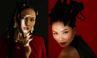 Hoa hậu H’Hen Niê sử dụng ngôn ngữ hình thể truyền tải thông điệp về phụ nữ nhân ngày 8/3