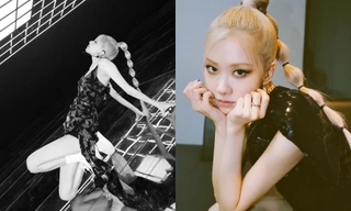 Stylist của Rosé “quá tiết kiệm” khi xài chung một kiểu tóc và giày cho 2 show khác nhau?