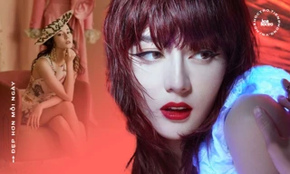 Địch Lệ Nhiệt Ba lên 2 bìa tạp chí với tạo hình đối lập, xém chút tưởng 2 người khác nhau