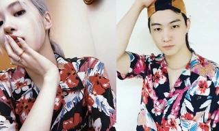 Tưởng Rosé BLACKPINK và JB GOT7 “đụng hàng” nhưng hóa ra đều là trang phục có 1-0-2