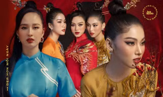 Học ngay mỹ nhân Việt cách diện trang phục Tết vừa thời trang mà không lo bị nóng