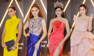 Thảm đỏ WeChoice: Hoa hậu Đỗ Thị Hà cùng dàn hậu “khủng” nhất V-Biz rủ nhau khoe vai trần