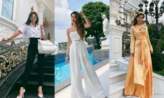 Ngắm gu thời trang siêu “hack dáng”, khoe sắc vóc rạng rỡ của “rich kid” Tiên Nguyễn