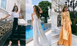 Ngắm gu thời trang siêu “hack dáng”, khoe sắc vóc rạng rỡ của “rich kid” Tiên Nguyễn
