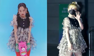 Seunghee OH MY GIRL biến bộ váy từng được Jennie BLACKPINK mặc thành "thảm họa thời trang"