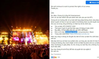 Big Hit đăng thông báo cảnh cáo về sự kiện BTS FANFEST 2020, fan Việt bình luận trái chiều