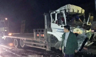 Hiện trường vụ tai nạn.