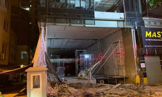 Hiện trường vụ việc.