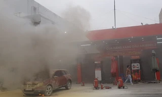 Hiện trường vụ cháy.