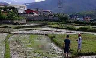 Hiện trường phát hiện thi thể nạn nhân.