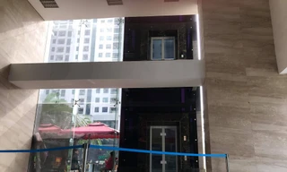 Thang máy nơi xảy ra sự việc.