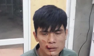 Nam thanh niên bị bắt giữ.