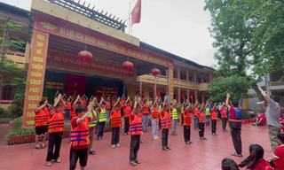 Học sinh xứ Thanh được tuyên truyền kỹ năng phòng, chống đuối nước 