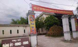 Trụ sở UBND xã Giao An