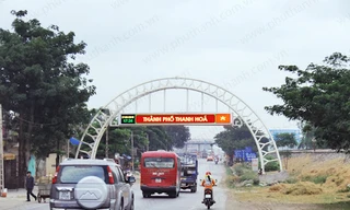 Cổng chào phía Bắc thành phố Thanh Hoá