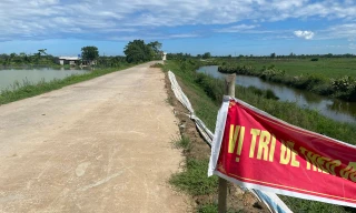 Thanh Hóa: Xin lệnh khẩn cấp xử lý sạt lở đê tả sông Mã 