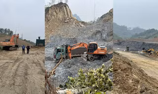 Bắt giam 3 đối tượng khai thác khoáng sản trái phép, thu lợi bất chính hơn 13 tỷ đồng