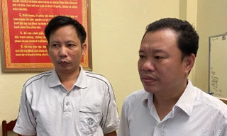 Lê Xuân Dương (trái) và Lê Minh Thương