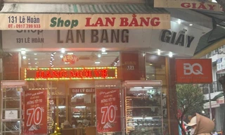 Phạt hơn 100 triệu đồng cửa hàng bán giày giả ở Thanh Hóa