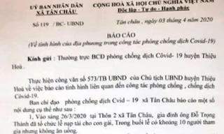 Chủ tịch xã bị đình chỉ công tác vì để dân tổ chức đám cưới giữa thời điểm dịch COIVD-19