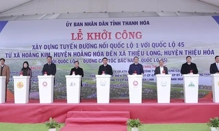 Thanh Hoá: Khởi công tuyến đường nối hai quốc lộ hơn 1.400 tỷ đồng 