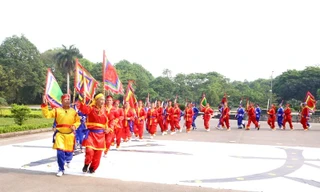 Tinh thần thượng võ qua trò diễn chạy chữ ở Thanh Hóa