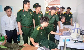 Tuổi trẻ Quân đội tri ân tháng 7 tại Thanh Hóa