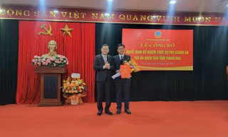Chánh án TAND tối cao bổ nhiệm Phó Chánh án TAND tỉnh Thanh Hóa 