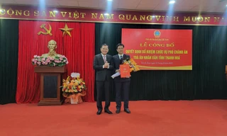 Chánh án TAND tối cao bổ nhiệm Phó Chánh án TAND tỉnh Thanh Hóa 