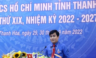 Anh Lê Văn Châu tái đắc cử Bí thư Tỉnh Đoàn Thanh Hoá