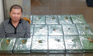 'Ôm' 17 bánh heroin lên chuyến tàu Bắc-Nam