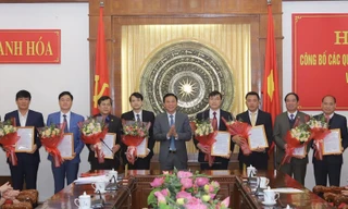 Thường trực Tỉnh uỷ Thanh Hoá công bố nhiều vị trí cán bộ mới