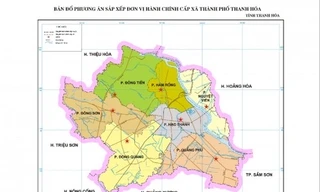 Thanh Hóa hoàn thành bản đồ 166 xã mới sau sắp xếp đơn vị hành chính