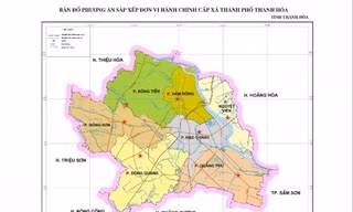 Thanh Hóa hoàn thành bản đồ 166 xã mới sau sắp xếp đơn vị hành chính