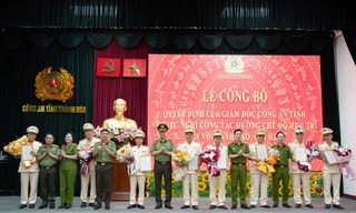 Nhiều lãnh đạo, chỉ huy của Công an tỉnh Thanh Hóa nghỉ hưu trước thời hạn