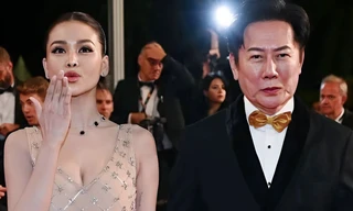 Ông Nawat và dàn hoa hậu trên thảm đỏ Cannes