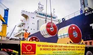 Xuất khẩu là một trong hai kênh bán hàng chủ lực đóng góp lớn vào lợi nhuận của Tập đoàn Hoa Sen hiện nay.