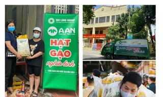 Chương trình tặng gạo cho người dân nghèo của gạo A An tại Hà Nội 