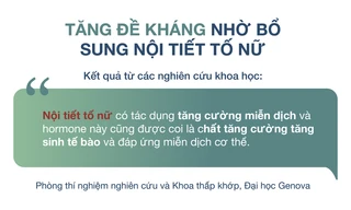 Bổ sung nội tiết tố nữ đúng cách để tăng sức đề kháng chống virus corona