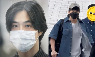 Suho và Xiumin (EXO) rạng rỡ tại sân bay, sẵn sàng cho đêm diễn tại Việt Nam đêm nay