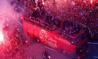 ĐT Morocco được chào đón hoành tráng không khác gì nhà vô địch Argentina