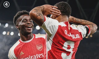 Arsenal vào vòng knock-out Champions League sau 'set tennis'