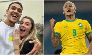 Tuyển thủ Brazil cầu hôn bạn gái trong ngày đi World Cup